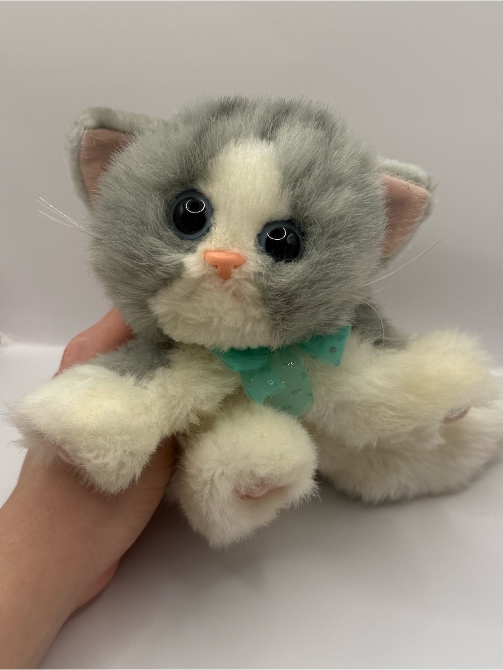 Vintage Tyco DSI Kitty Kitty Kittens Gray Tabby Cat Stuffed Animal